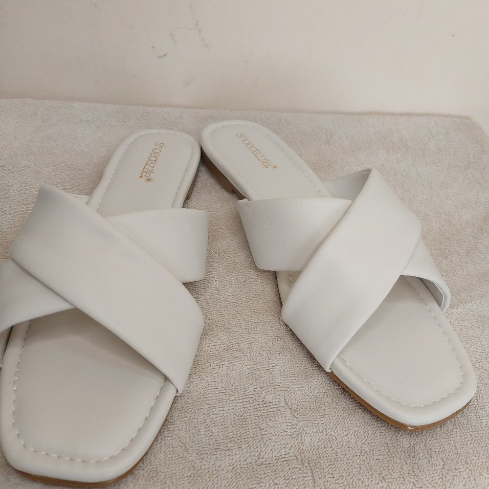 Sassy White Flats